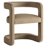23 Inch Performance Velvet Barrel Accent Chair