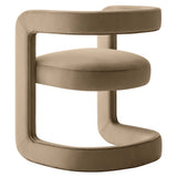 23 Inch Performance Velvet Barrel Accent Chair