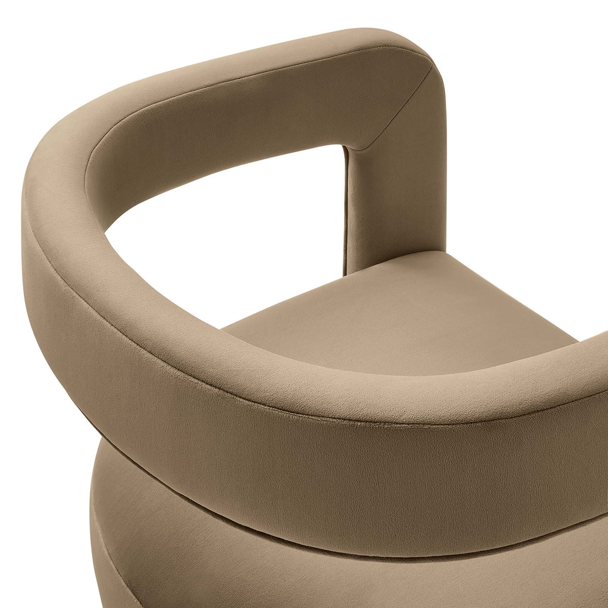23 Inch Performance Velvet Barrel Accent Chair