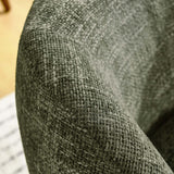 28 Inch Chenille Fabric Swivel Barrel Accent Chair