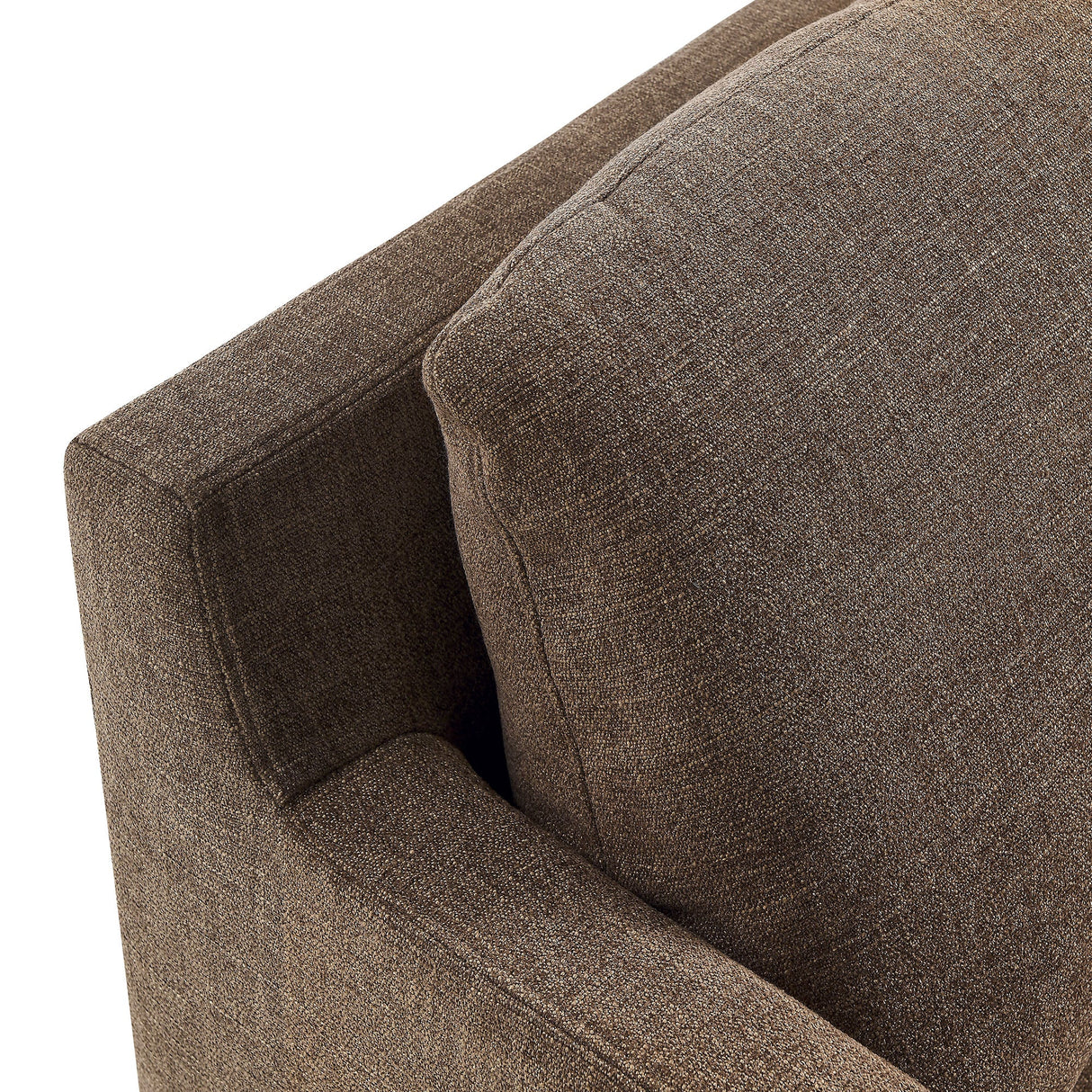30 Inch Modern Fabric Slipcovered Swivel Armchair