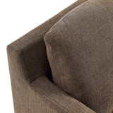 30 Inch Modern Fabric Slipcovered Swivel Armchair