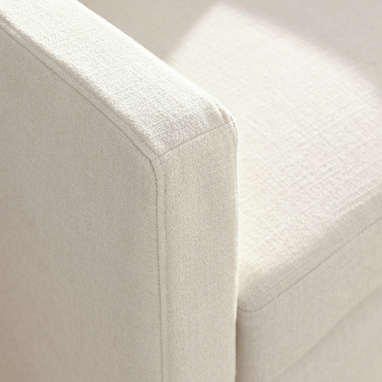 30 Inch Modern Fabric Slipcovered Swivel Armchair