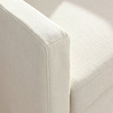30 Inch Modern Fabric Slipcovered Swivel Armchair