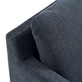 30 Inch Modern Fabric Slipcovered Swivel Armchair