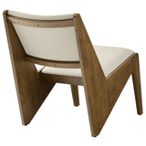 20 Inch Vegan Leather Accent Chairs Set of 2