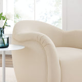 31 Inch Performance Velvet Swivel Armchair