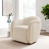 31 Inch Performance Velvet Swivel Armchair