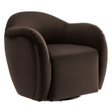 31 Inch Performance Velvet Swivel Armchair