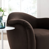 31 Inch Performance Velvet Swivel Armchair