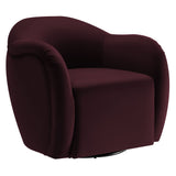 31 Inch Performance Velvet Swivel Armchair