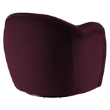 31 Inch Performance Velvet Swivel Armchair
