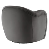 31 Inch Performance Velvet Swivel Armchair