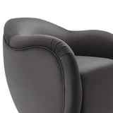 31 Inch Performance Velvet Swivel Armchair