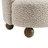 28 Inch Boucle Fabric Accent Chair