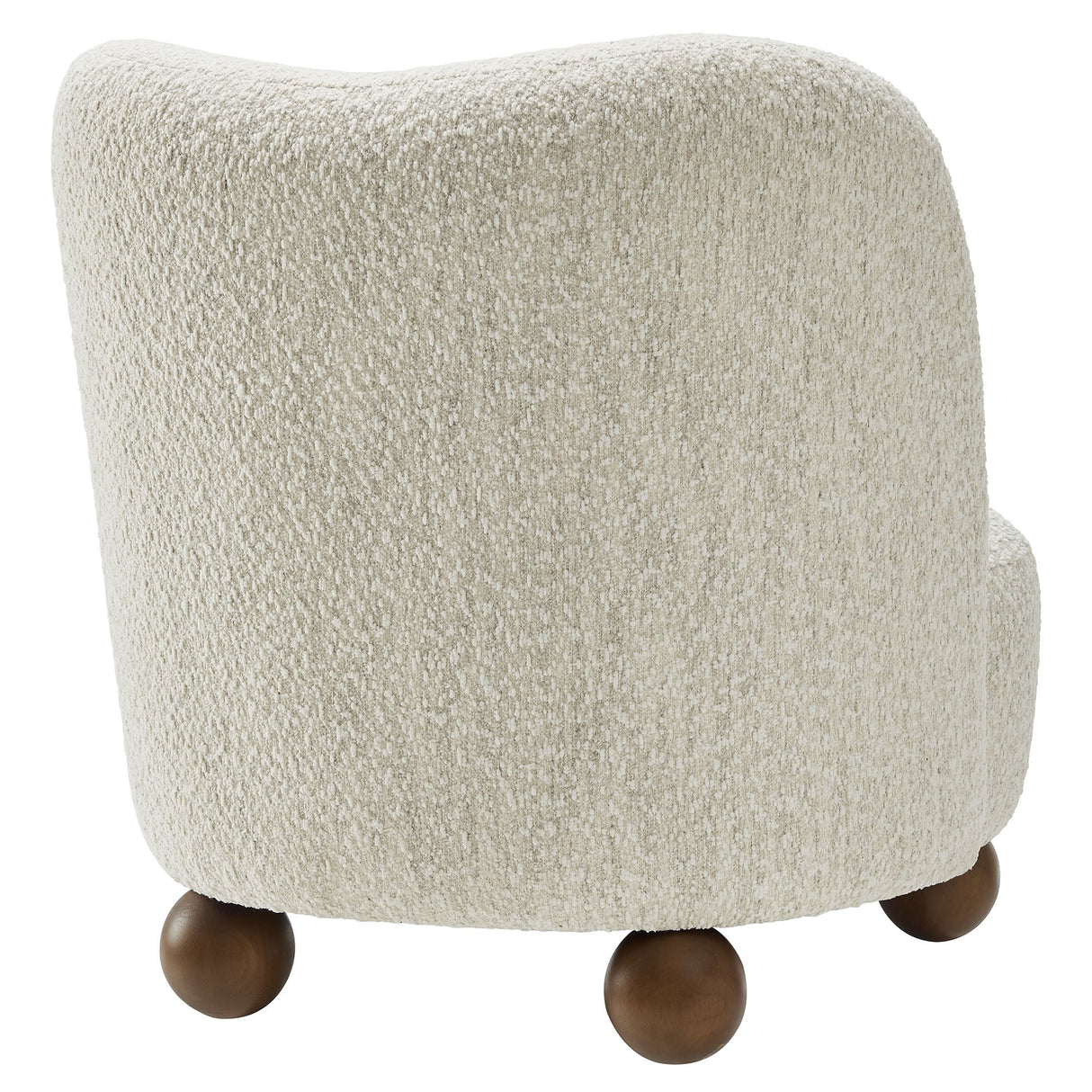 28 Inch Boucle Fabric Accent Chair