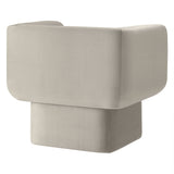 35 Inch Square Performance Velvet Accent Armchair