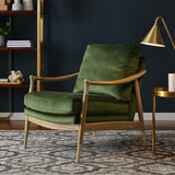 28 Inch Performance Velvet Accent Armchair