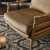 28 Inch Performance Velvet Accent Armchair