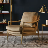 28 Inch Performance Velvet Accent Armchair