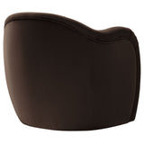 31 Inch Performance Velvet Pleated Barrel Accent Chair