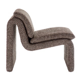 27 Inch Boucle Fabric Armless Accent Chair