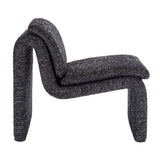 27 Inch Boucle Fabric Armless Accent Chair