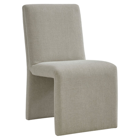 Slub Weave Upholstered Dining Side Chair