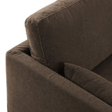 Refined Contemporary Slipcovered Fabric Sofa