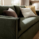 Refined Contemporary Slipcovered Fabric Sofa