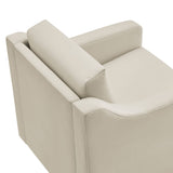 32 Inch Performance Velvet Swivel Armchair