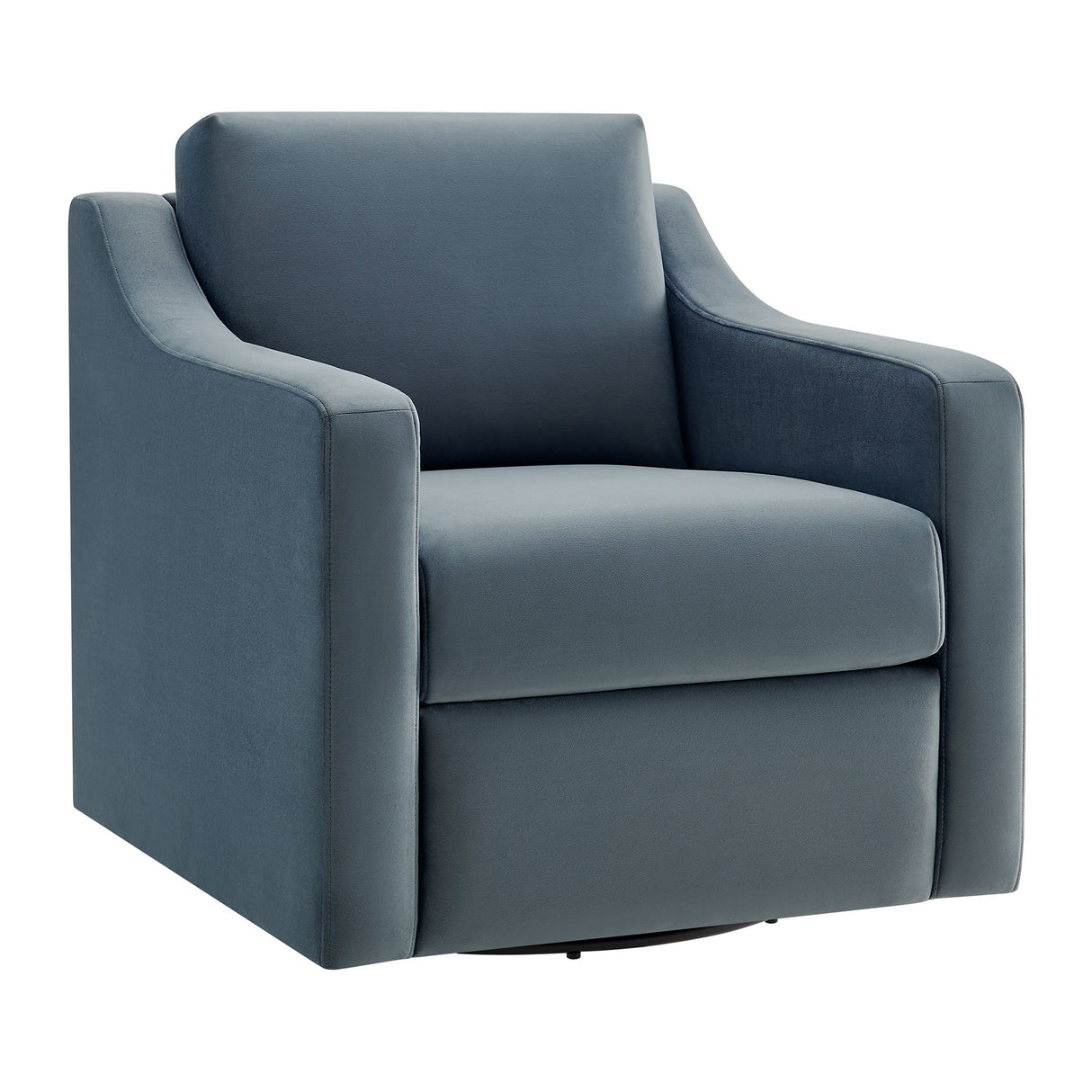32 Inch Performance Velvet Swivel Armchair