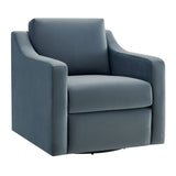 32 Inch Performance Velvet Swivel Armchair