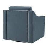 32 Inch Performance Velvet Swivel Armchair