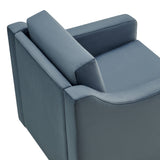 32 Inch Performance Velvet Swivel Armchair