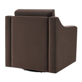 32 Inch Performance Velvet Swivel Armchair