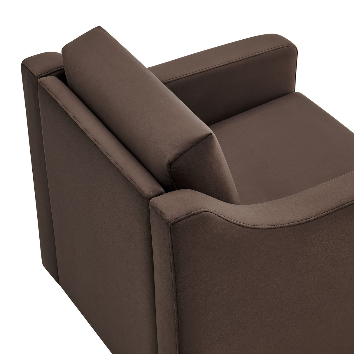 32 Inch Performance Velvet Swivel Armchair