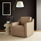32 Inch Performance Velvet Swivel Armchair