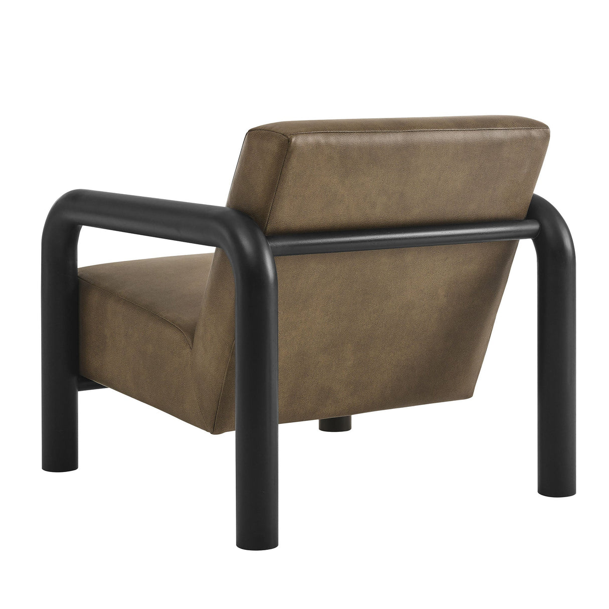 31 Inch Vegan Leather Accent Chair