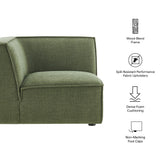 41 Inch Performance Fabric Corner Modular Sectional Armchair