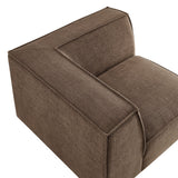 41 Inch Performance Fabric Corner Modular Sectional Armchair