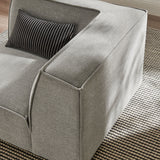 41 Inch Performance Fabric Corner Modular Sectional Armchair