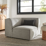 41 Inch Performance Fabric Corner Modular Sectional Armchair
