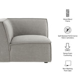 41 Inch Performance Fabric Corner Modular Sectional Armchair