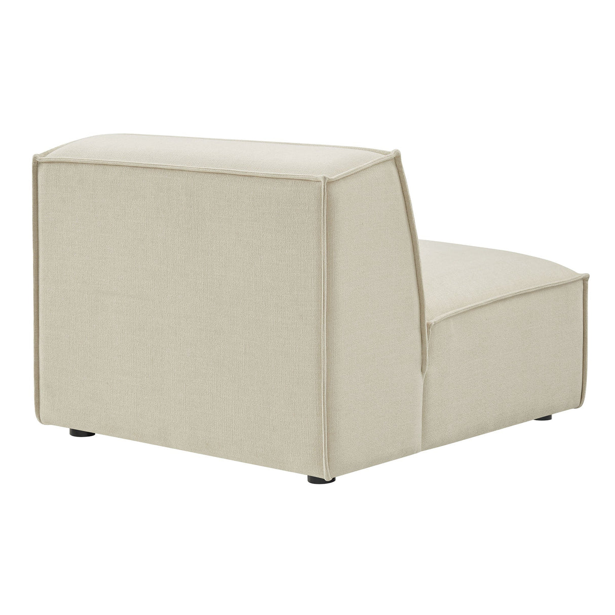 41 Inch Performance Fabric Armless Modular Sectional Chair