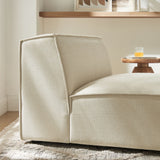 41 Inch Performance Fabric Armless Modular Sectional Chair