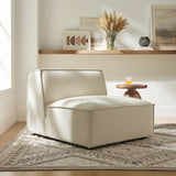 41 Inch Performance Fabric Armless Modular Sectional Chair