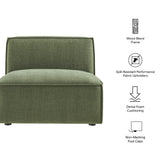 41 Inch Performance Fabric Armless Modular Sectional Chair