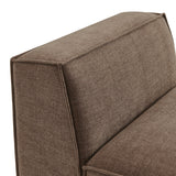 41 Inch Performance Fabric Armless Modular Sectional Chair