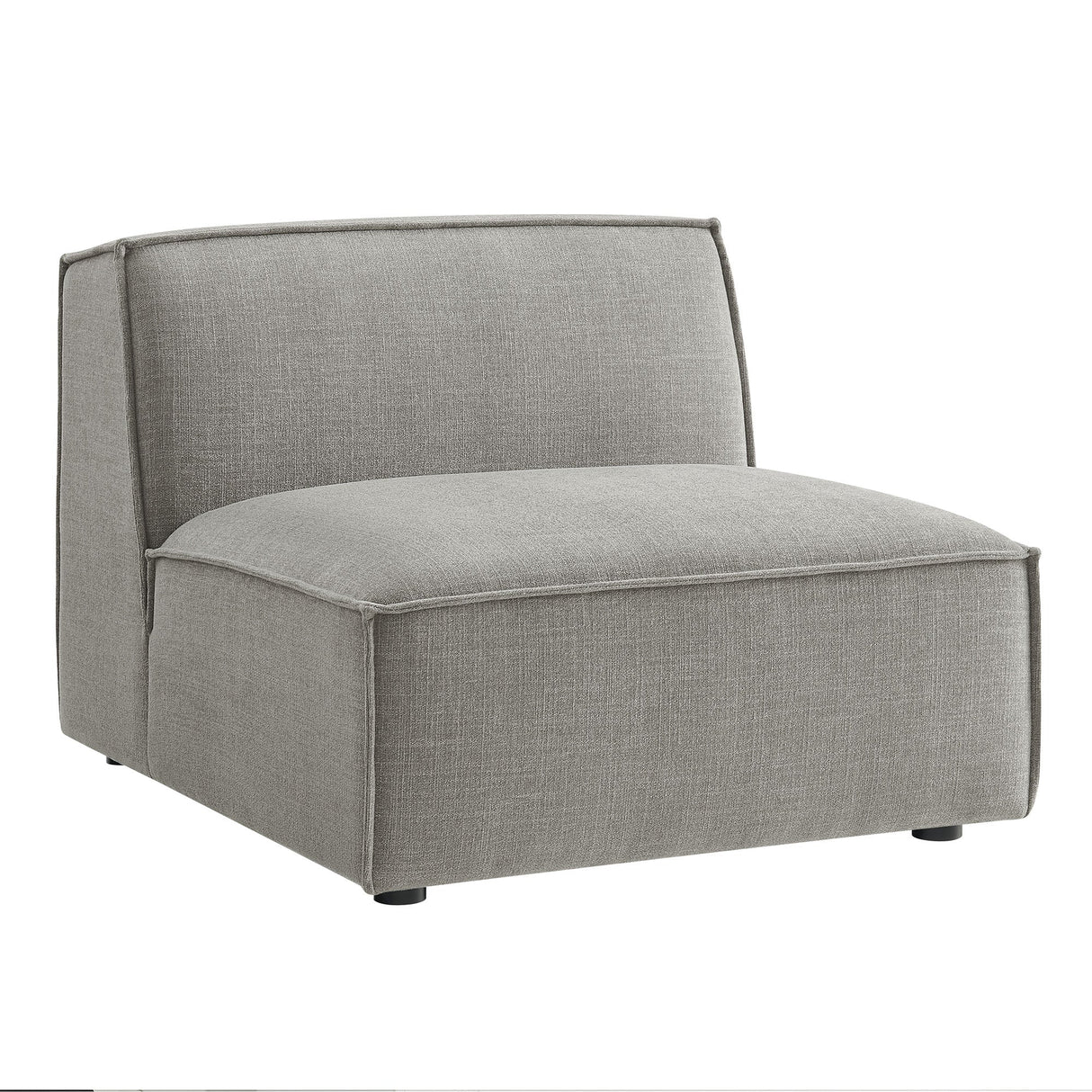 41 Inch Performance Fabric Armless Modular Sectional Chair